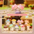 Collection de 9 adorables figurines de chat champignon pour déco de bureau créative - HM226 Forêt Magique des Champignons Mimi Boîte 8 / 1pc Aléatoire