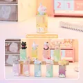 Lot de 9 figurines créatives de chats de dessin animé pour décoration de bureau - -498 Tampon Petit Chat Insouciant Boîte 8 / 1pc Aléatoire
