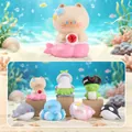 Figurines d'animaux mignons sur le thème de l'océan, styles sirène et requin inclus - A181 Créature de l'Océan Meow Boîte 6 / 1pc Aléatoire