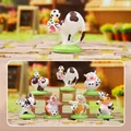Collection de 7 figurines de boîtes aveugles d'animaux sur le thème du football - 1pc Aléatoire / Équipe de Football Animale (M489)