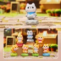 Collection de 7 figurines Shiba Inu mignonnes pour décoration de bureau créative - 1pc Aléatoire / Rotation Shiba Inu de la Chance (M491)