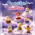 Figurines de chaton mignon série pailletée pour décoration de bureau et collection - 1pc Aléatoire / Groupe de Petits Chatons Cristallins Roulants (0325)