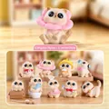 Série de boîtes surprises figurines mignonnes pour décoration de bureau cosy - 1pc Aléatoire / Vie Quotidienne Heureuse du Chat Siamois (A170)