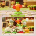 Série complète de 7 figurines mignonnes de moutons légumes pour décoration de bureau - 1pc Aléatoire / Petit Chat Légume Rotation Joyeuse (A176)