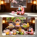 Ensemble de figurines agneau Lam de dessin animé pour décoration de bureau - 1pc Aléatoire / Petit Bouddha de la Chance (506)