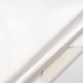 Papel de regalo blanco perlado de doble cara de primera calidad con acabado en rollo - 43CMx10M / Blanco crema