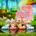 Nine-tailed fox blind box set resin figurines in fantasy forest style. - Nine-Tailed Spirit Fox Energy (1260-1) / Full Set (6 Pieces)