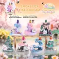 Oriental style Nine-tailed Fox backflow incense burner resin ornaments collection. - Fox Smoke Entering Dream Backflow Incense Burner (-507) / Full Set (6 Pieces)
