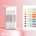 Set of 8 multi-color glitter gel pens for creative DIY journaling and artistic drawing - Upgraded Cap Style / 8 Colors/Box