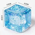 Cubetto Di Ghiaccio In Polvere Blu Oro Da 45 Cm