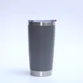 Premium dark gray 20oz 304 stainless steel vacuum insulated travel tumbler with lid - 20oz / Dark Gray