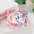 5cm / Snowflake Ice - Pink