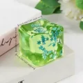 5cm / Snowflake Ice - Green