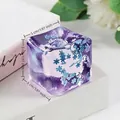5cm / Snowflake Ice - Purple