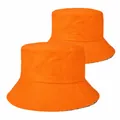 Μονόχρωμο πορτοκαλί καπέλο bucket για προστασία από τον ήλιο - Πορτοκαλί