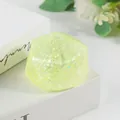 Grand jouet squishy en forme de losange à paillettes jaunes pour soulager le stress - Doré
