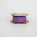Elegante nastro di pizzo viola con design a note musicali per regali - Standard / Taglia 10 / Viola scuro