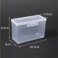Transparent plastic small storage box for jewelry with 10.5x4.5x6.6cm dimensions - Poker Box (10.5*6.6*4.5cm)
