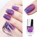 7ml Holographic Purple Laser Nail Polish with Glitter Effect for Professional Manicure LS-07 - Bright Purple Holographic (LS07)