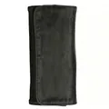 Elegante schwarze Samt-Make-up-Pinselrolle für die organisierte Aufbewahrung von Tools - Schwarze leere Tasche mit 9 Steckplätzen