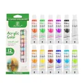 12-color acrylic paint set, 9ml tubes for professional art, painting and DIY crafts. - 9ml / Acrylic Paint / 12-Color Set