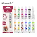 12-color professional oil paint set in 9ml tubes for fine art - 9ml / Oil Paint / 12-Color Set