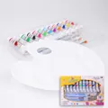 Professional 12-color watercolor paint set with palette and artist brushes, 12ml tubes - 12ml / Watercolor Paints / 12-Color Set