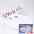 Complete 12-color gouache paint set including 4 artist brushes and a mixing palette - 12ml / Gouache Paint / 12-Color Set