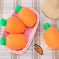 Simpatici giocattoli a forma di carota antistress in materiale PU a rimbalzo lento - Forma a Carota