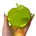 Durchsichtiges grünes Apfel-Malz-Quetschspielzeug zum Stressabbau und Sinnesspiel - Malz-Grüner Apfel
