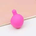 Vue détaillée du noyau de bulle rose en TPR pour jouet à presser sur bureau rose. - Petit Rose Rouge 12g 4*5cm