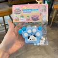 Blue silicone cat paw squeeze toy with cute panda design for stress relief - Blue Pochacco-Cat Paw