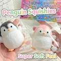 Soft silicone penguin squishy toy for stress relief variant. - Pink Penguin