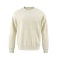Premium 380g heavyweight cream crewneck sweatshirt with fleece lining for autumn - S / Apricot