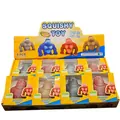 Set di 8 giocattoli antistress a forma di gorilla in scatola display - Gorilla (blu 400g) Confezionato Singolarmente