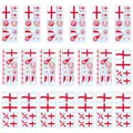 England flag temporary tattoo stickers for football fans party and World Cup events - England Style / 12x6cm