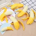 Giocattolo realistico a forma di banana per alleviare lo stress e regalo divertente - Forma di Banana / Giallo