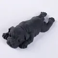 Χαριτωμένο μαύρο παιχνίδι Shar Pei για ανακούφιση από το άγχος από μαλακό καουτσούκ. - Μυστικιστικό Μαύρο Σκυλί