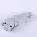 Μαλακό γκρι κουτάβι Shar Pei squishy παιχνίδι για ανακούφιση από το άγχος και παιχνίδι - Γκρι Σκύλο