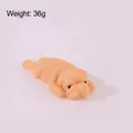 Μαλακό σκυλάκι Shar-pei squishy για ανακούφιση από το άγχος με διαστάσεις προϊόντος - Γήινο Κίτρινο-1