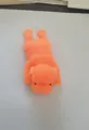 Χαριτωμένο πορτοκαλί μπουλντόγκ squishy για ανακούφιση από το άγχος και αισθητηριακό παιχνίδι - Πορτοκαλί