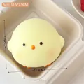 Juguete squishy de pollito amarillo de rebote lento para aliviar el estrés de adultos - Pollo Blanco
