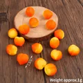 Miniature de pêche en TPR pour DIY, taille 1,3cm avec texture souple et élastique - Style Pêche Rouge