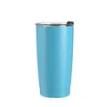 Premium 600ml sky blue insulated stainless steel travel tumbler for car and home - 600ml / Lake Blue