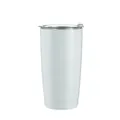 600ml portable white vacuum insulated travel tumbler with lid for car and home - 600ml / Milky White