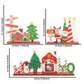 Weihnachtsdekorationen aus Holz zum Selbermachen mit Rentier- und Baumdesigns für Feste - Weihnachtsbaum und Haus Stil (6072033579416) / Weihnachtsbaum und Haus Stil