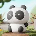 Cute panda blowing bubbles slow rebound squeeze toy desk ornament for stress relief - Little Panda Bubble Blowing Squishy