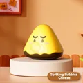 Simpatico giocattolo antistress a forma di formaggio giallo che soffia bolle d'aria - Formaggio Bolle Squishy