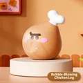 Simpatico giocattolo antistress a forma di coscia di pollo con divertente funzione bolle d'aria - Coscia di Pollo Bolle Squishy