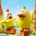 Simpatici giocattoli antistress a forma di anatra e pollo, decorazione da tavolo - Pollo Anatra Urlante Squishy Casuale